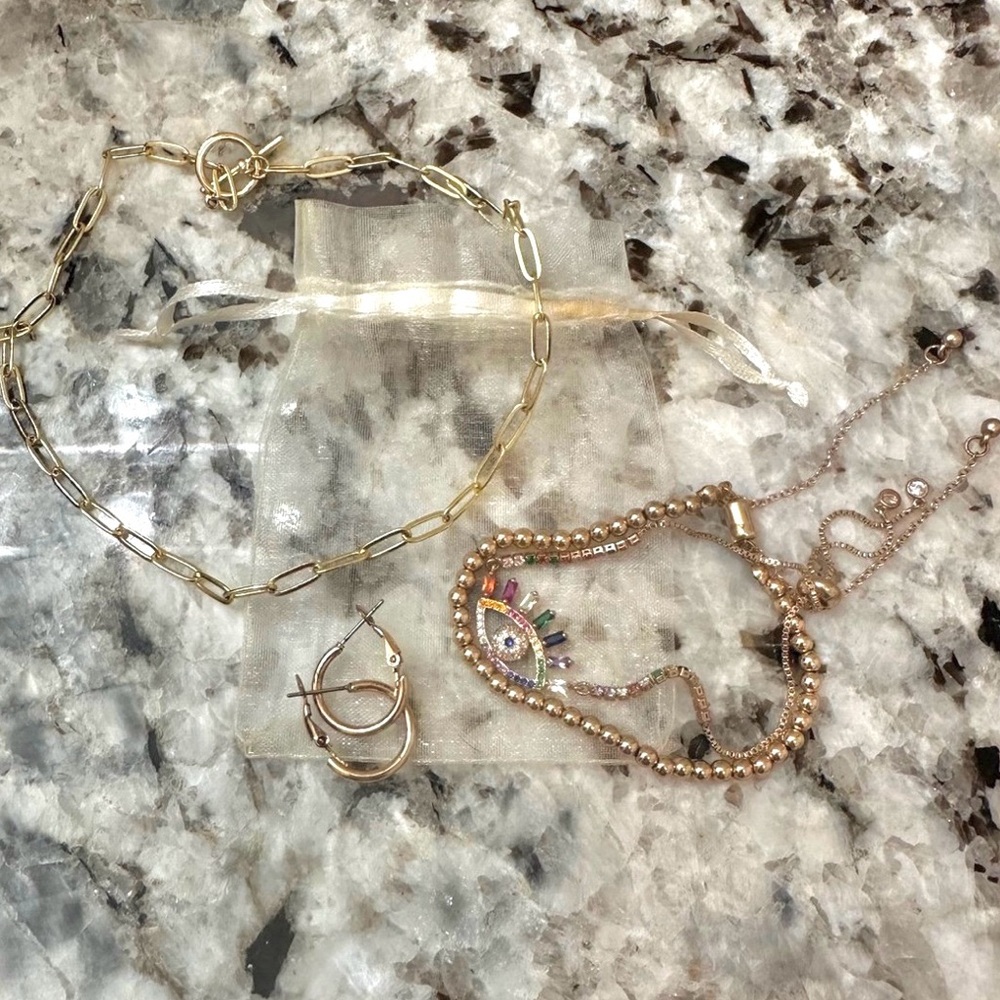 Gold jewelry Set